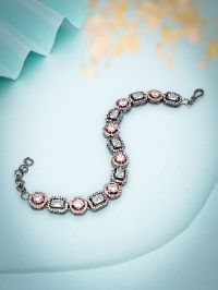 Rose Gold & Silver Mix Combination Classy Bracelet