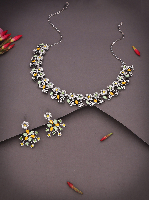 Enchanted Twilight Zircon Stone Western Necklace Set