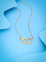 Sparkling Elegance: Gold-Plated Zirconia Heart Pendant Necklace