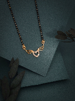 Enduring Love: Gold-Plated Heart Pendant Necklace with Black Bead Chain