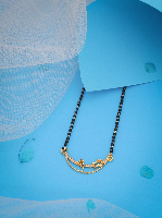 Delicate Devotion: Micro Gold Plated Mangalsutra with Cubic Zirconia