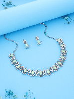 Enchanted Twilight Zircon Stone Western Necklace Set