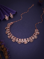 Statement Rose Gold Jewelry Set with Shimmering CZ Stones – Premium Gift Choice Statement Rose Gold Jewelry Set with Shimmering CZ Stones – Premium Gift Choice