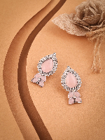 Indie Style Leaf Design Earrings – Silver Oxidized Fashion Indie Style Leaf Design Earrings – Silver Oxidized Fashion