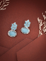 Festive Ready Leaf Earrings – Antique Oxidised Silver Jewellery Festive Ready Leaf Earrings – Antique Oxidised Silver Jewellery