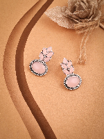 Silver Oxidised Earrings – Leaf Design for Navratri & Festive Wear Silver Oxidised Earrings – Leaf Design for Navratri & Festive Wear