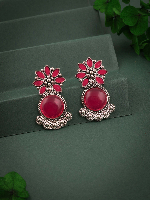 Ethnic Oxidised Silver Leaf Earrings – Perfect for Functions Ethnic Oxidised Silver Leaf Earrings – Perfect for Functions