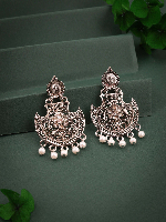 Boho Chic Oxidized Leaf Earrings – Artistic Handmade Design Boho Chic Oxidized Leaf Earrings – Artistic Handmade Design