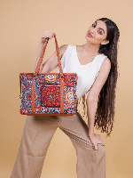 Stylish Boho Print Tote Bag for Women – Ethnic Shoulder Handbag with Dual Handles Stylish Boho Print Tote Bag for Women – Ethnic Shoulder Handbag with Dual Handles