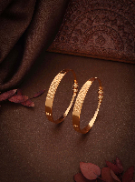 Elegant Gold-Plated Adjustable Kada Bangle - Perfect for Every Occasion Elegant Gold-Plated Adjustable Kada Bangle - Perfect for Every Occasion