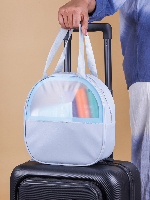 PARISAL Light Blue Handbag for Girls – Elegant, Minimalist Travel Bag
