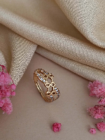 Elegant Gold Plated Adjustable Ring for Women & Girls – Stylish Everyday Jewelry Elegant Gold Plated Adjustable Ring for Women & Girls – Stylish Everyday Jewelry