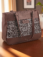 Trendy Women’s Tote with Printed Front Design and Comfortable Straps