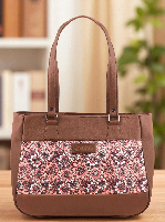 Fashionable Women’s Handbag with Front Design Panel & Ample Storage