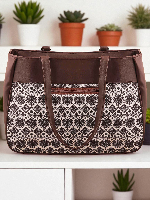 Casual Everyday Shoulder Handbag with Printed Detailing for Women Casual Everyday Shoulder Handbag with Printed Detailing for Women