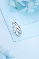 Elegant Adjustable Ring for Women – Adjustable Open Ring with Premium Finish Perfect for Party Wear